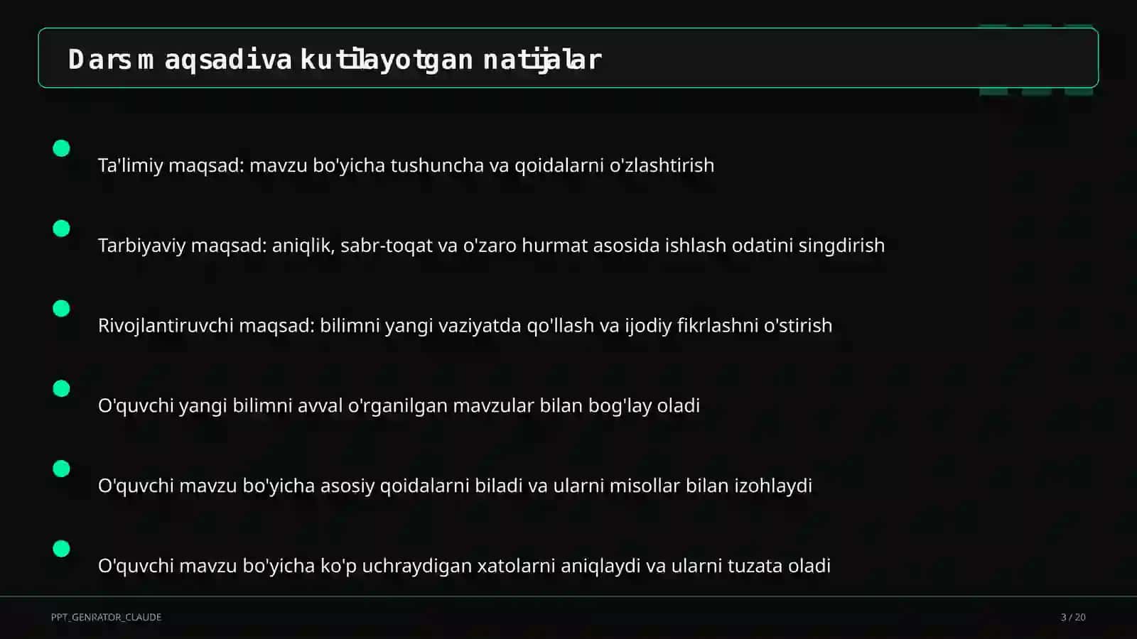 Huquq va iqtisodiyot asoslari (9– 11) — o'qituvchilar uchun 3