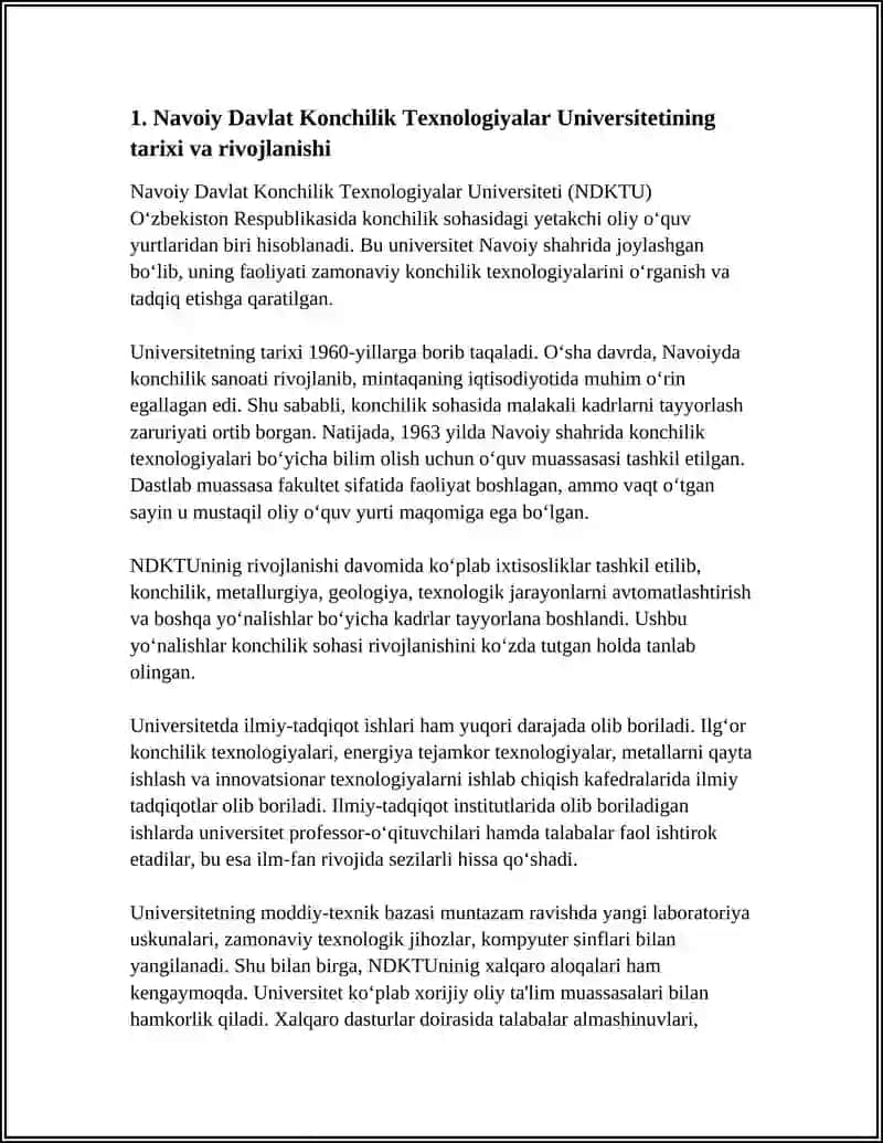 Navoiy Davlat Konchilik Texnologiyalar Universitetu 3