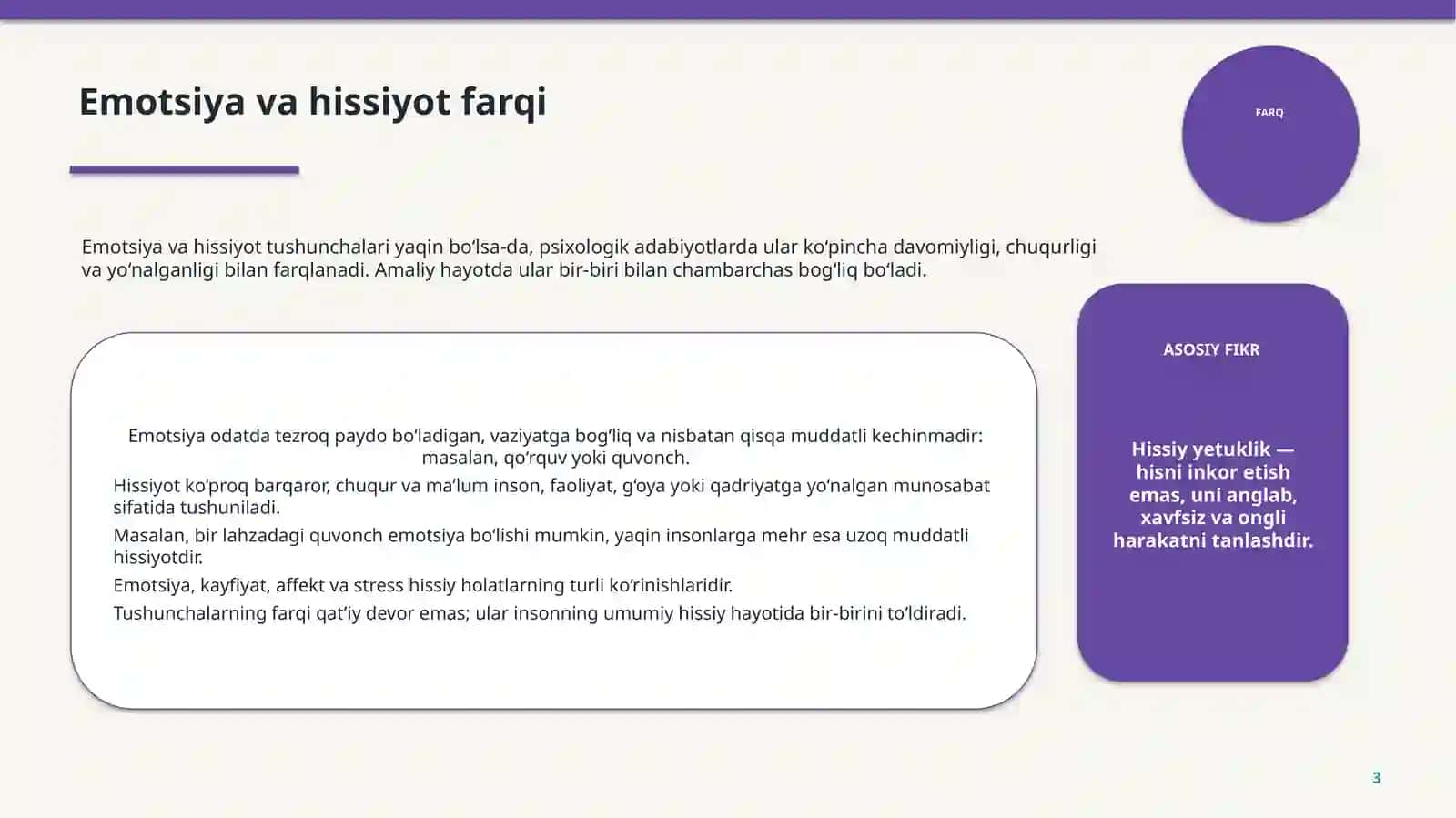 EMOTSIYA VA HISSIYOTLAR 3