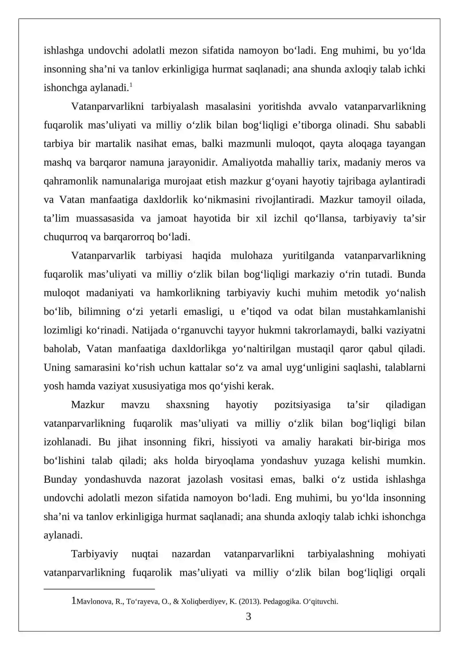Vatanparvarlikni tarbiyalash 3