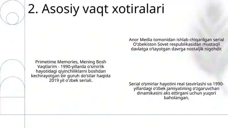 Mening Bosh Vaqtlarim 3