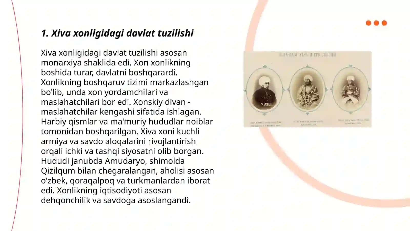 Xiva xonligidagi mansablar 3