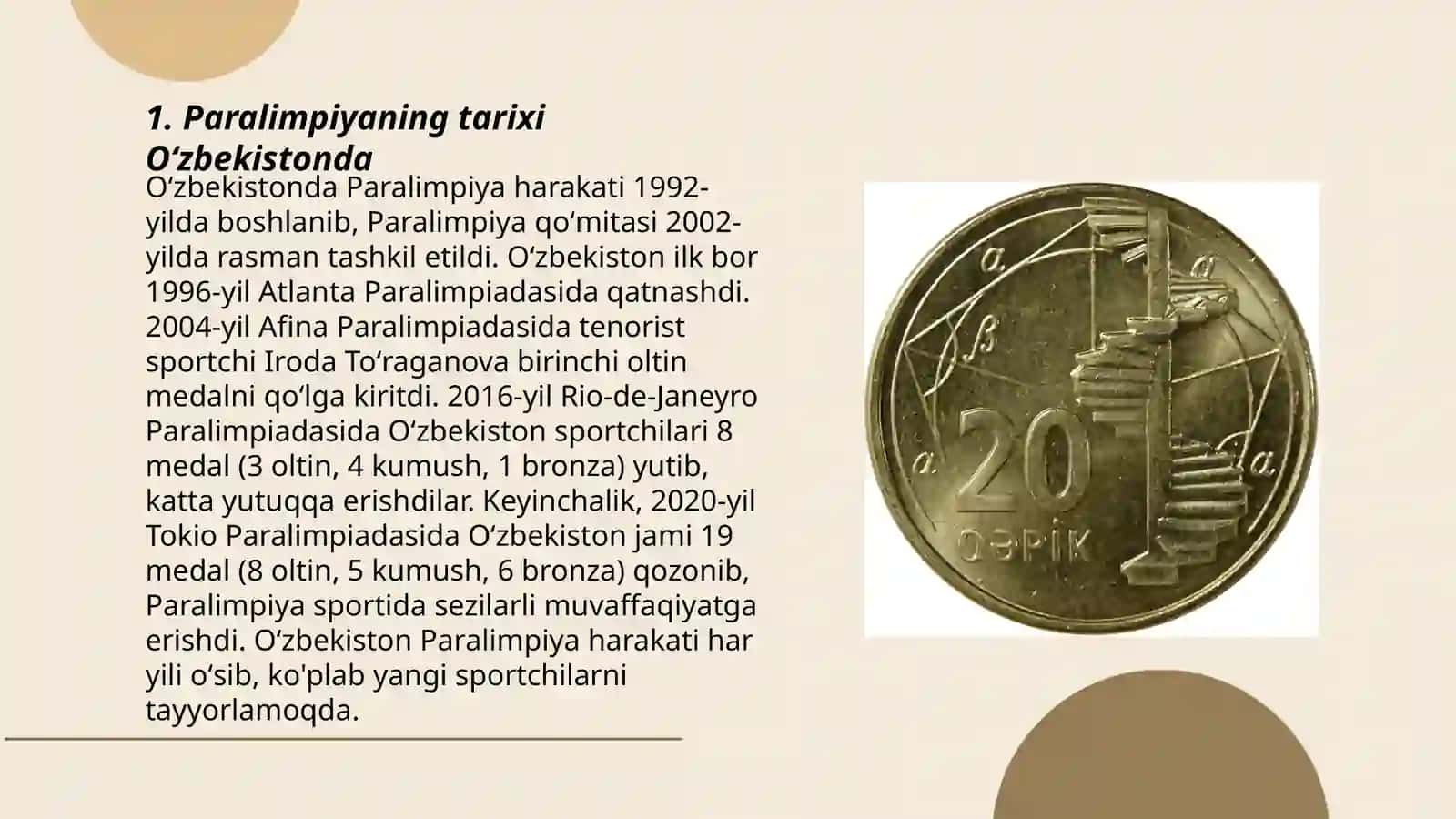 Oʻzbekiston respublikasida paralimpiya harakati 3
