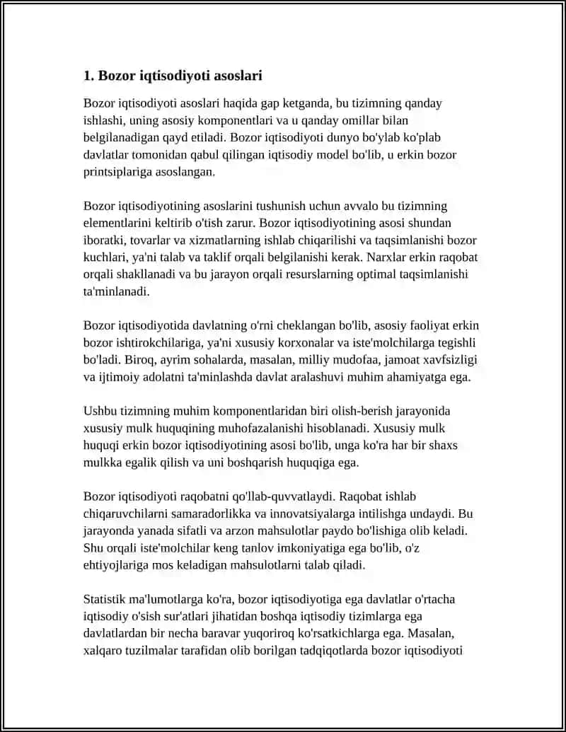 Bozor iqtisodiyoti asoslari 3