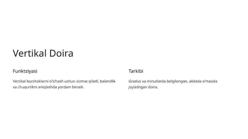 Teodolitlarning asosly qismlari. 3