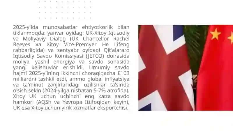 Xitoy va buyuk Britaniya oʻrtasidagi iqtisodiy munosabatlar tahlili 3