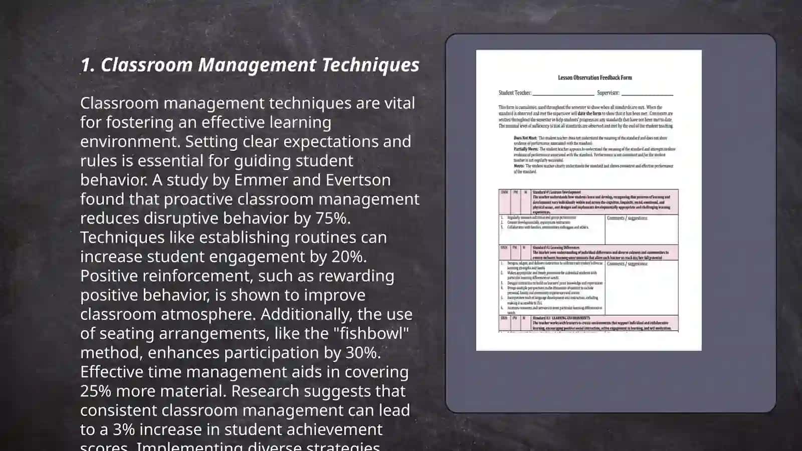 Classroom Management Techniques 3