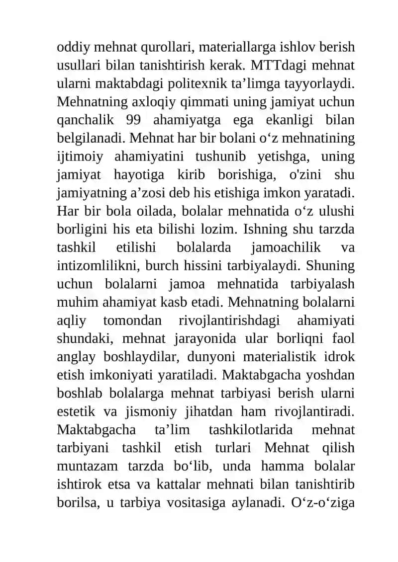 Faoliyat ishlanmalarni tayyorlash 3