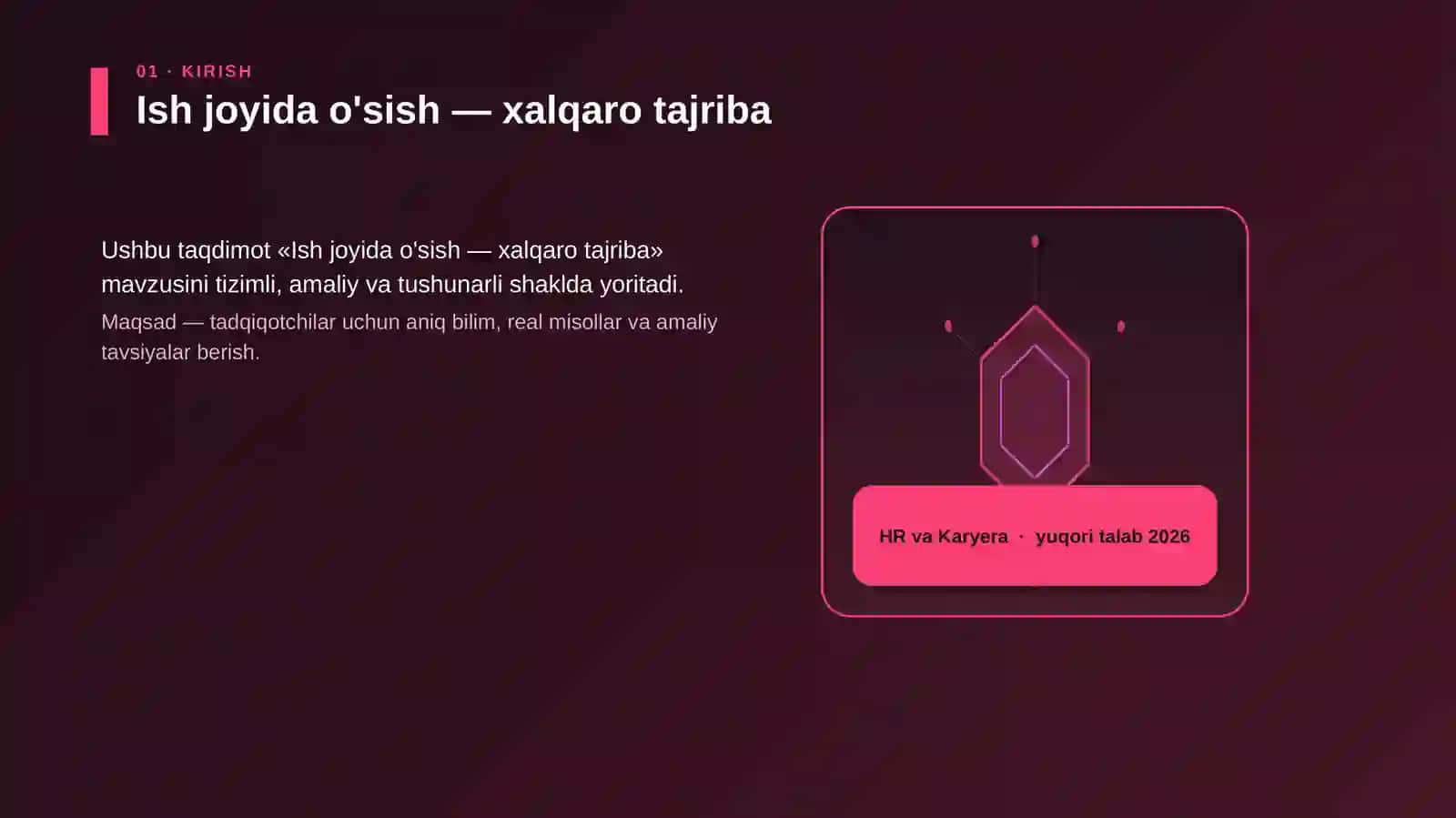 Ish joyida o'sish — xalqaro tajriba 3