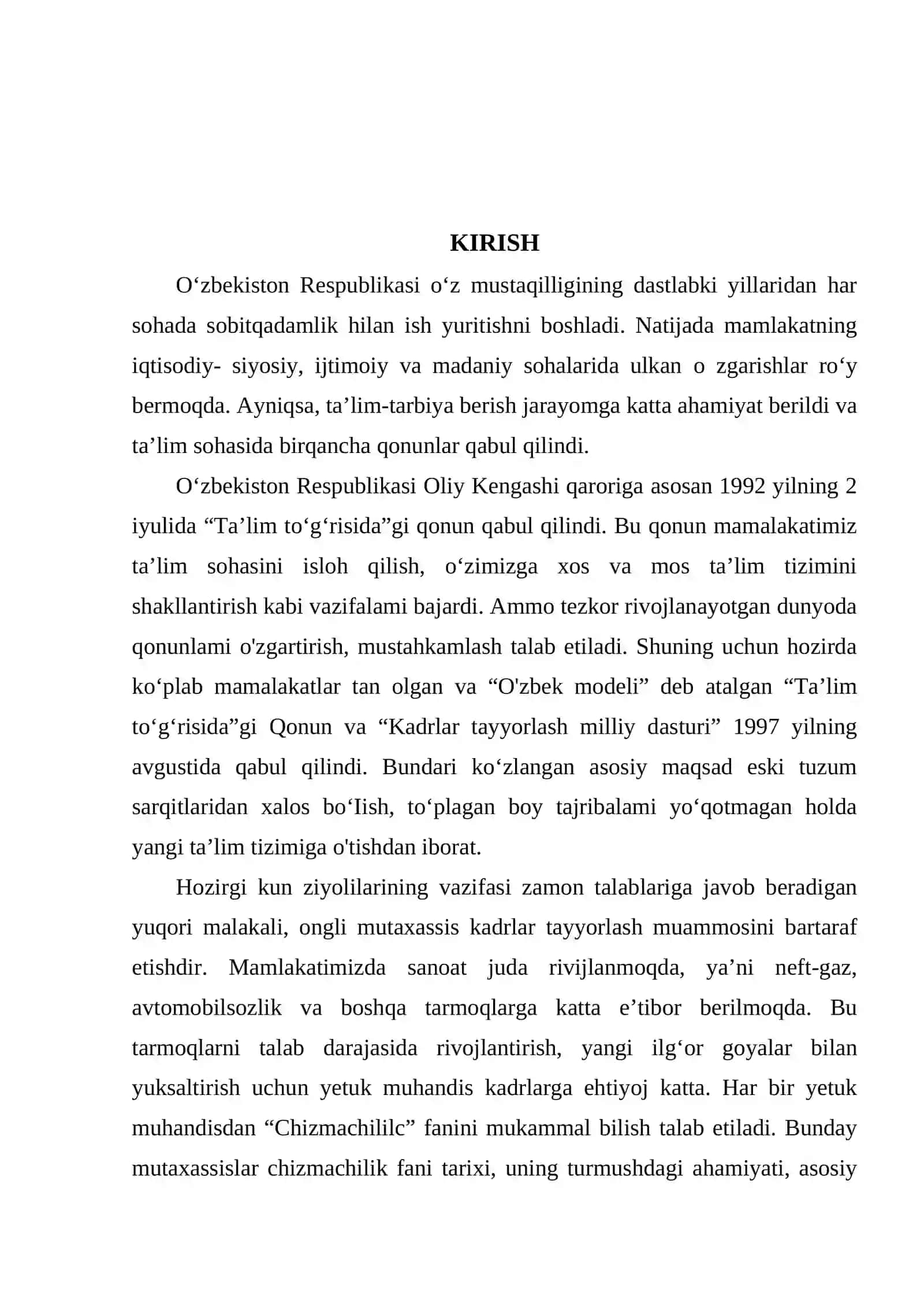Standart chizma shriftlar va ularni bajarilishi 3