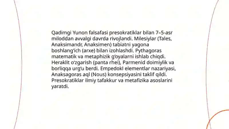 Falsafiy tafakkur taraqqiyoti bosqichlari:G‘arb falsafasi 3