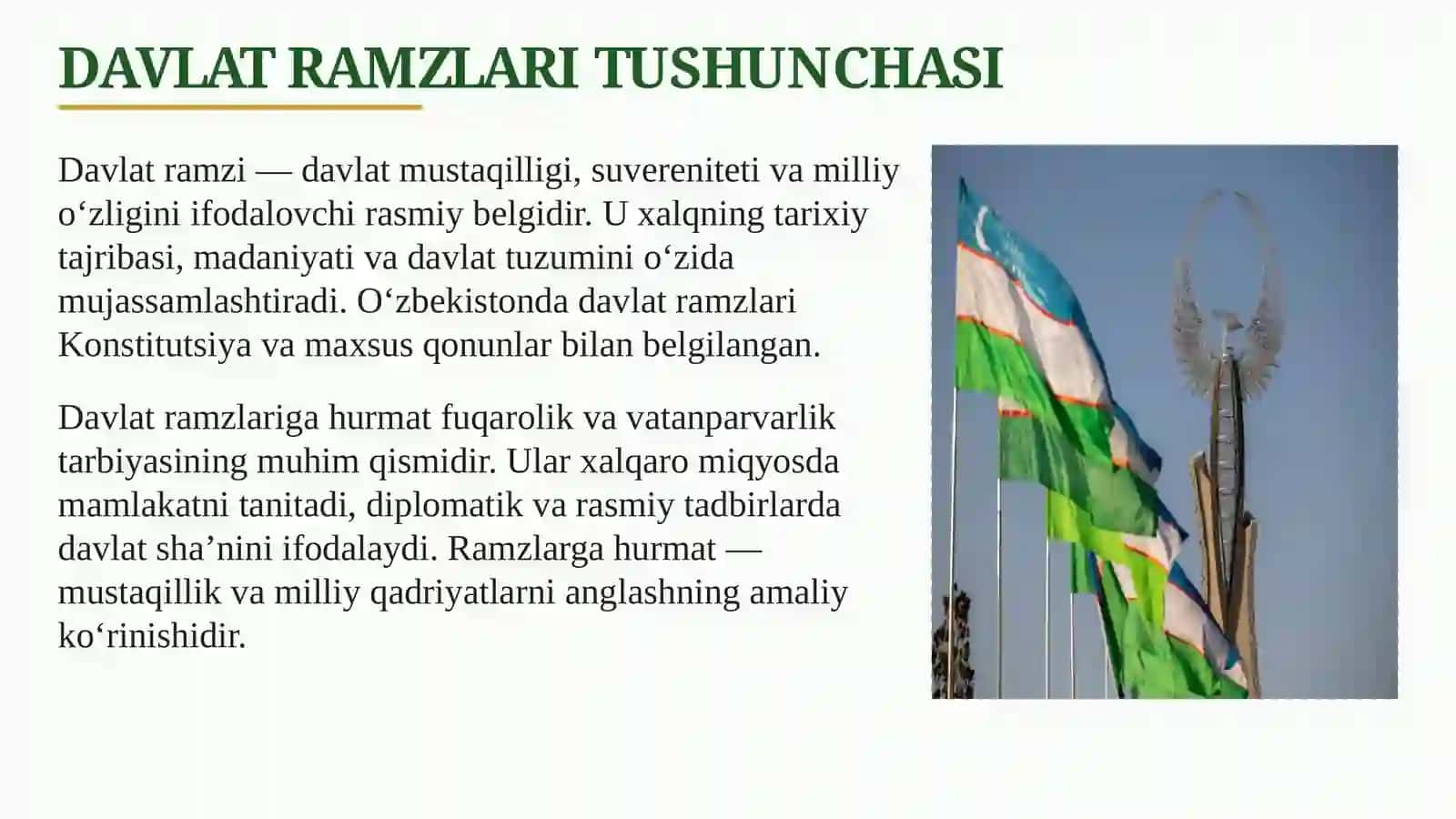 O'zbekiston Respublikasi davlat ramzlari 3