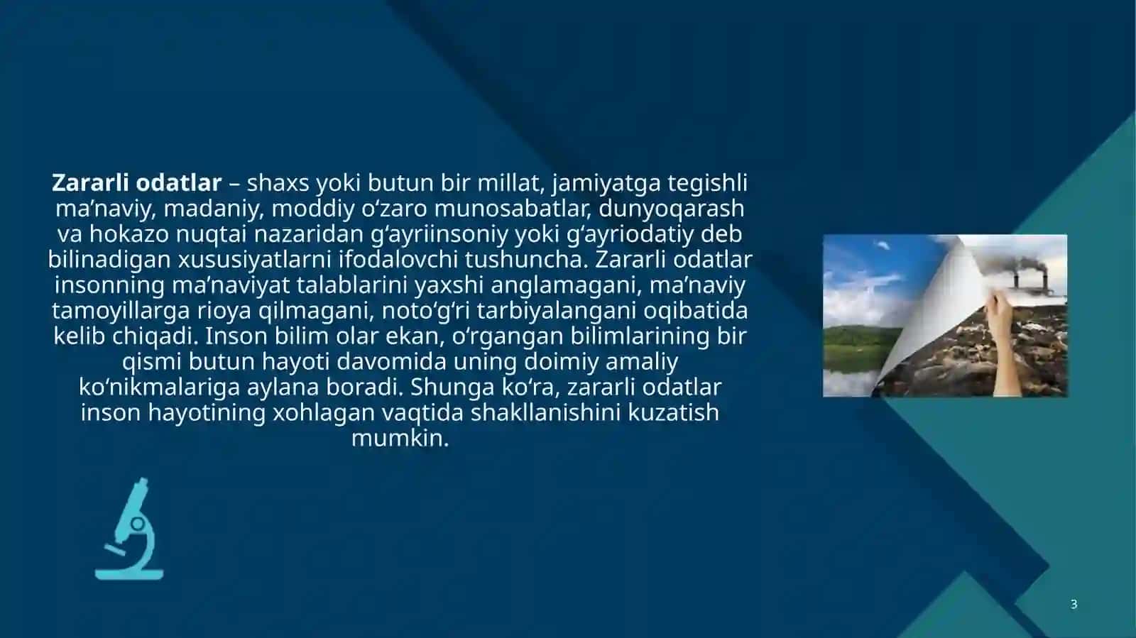ZARARLI ODATLAR TO’G’RISIDA UMUMIY TUSHUNCHA 3