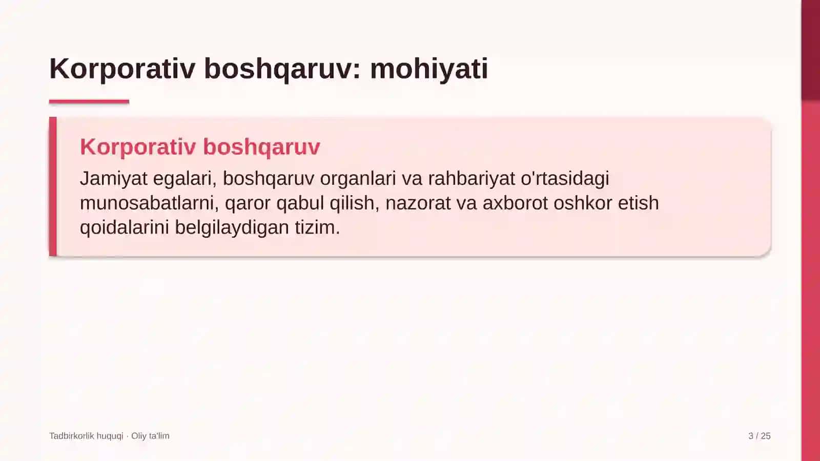 aviatsiya texnikasini ta'mirlash korxonalarida korporativ boshqaruv 7907 3