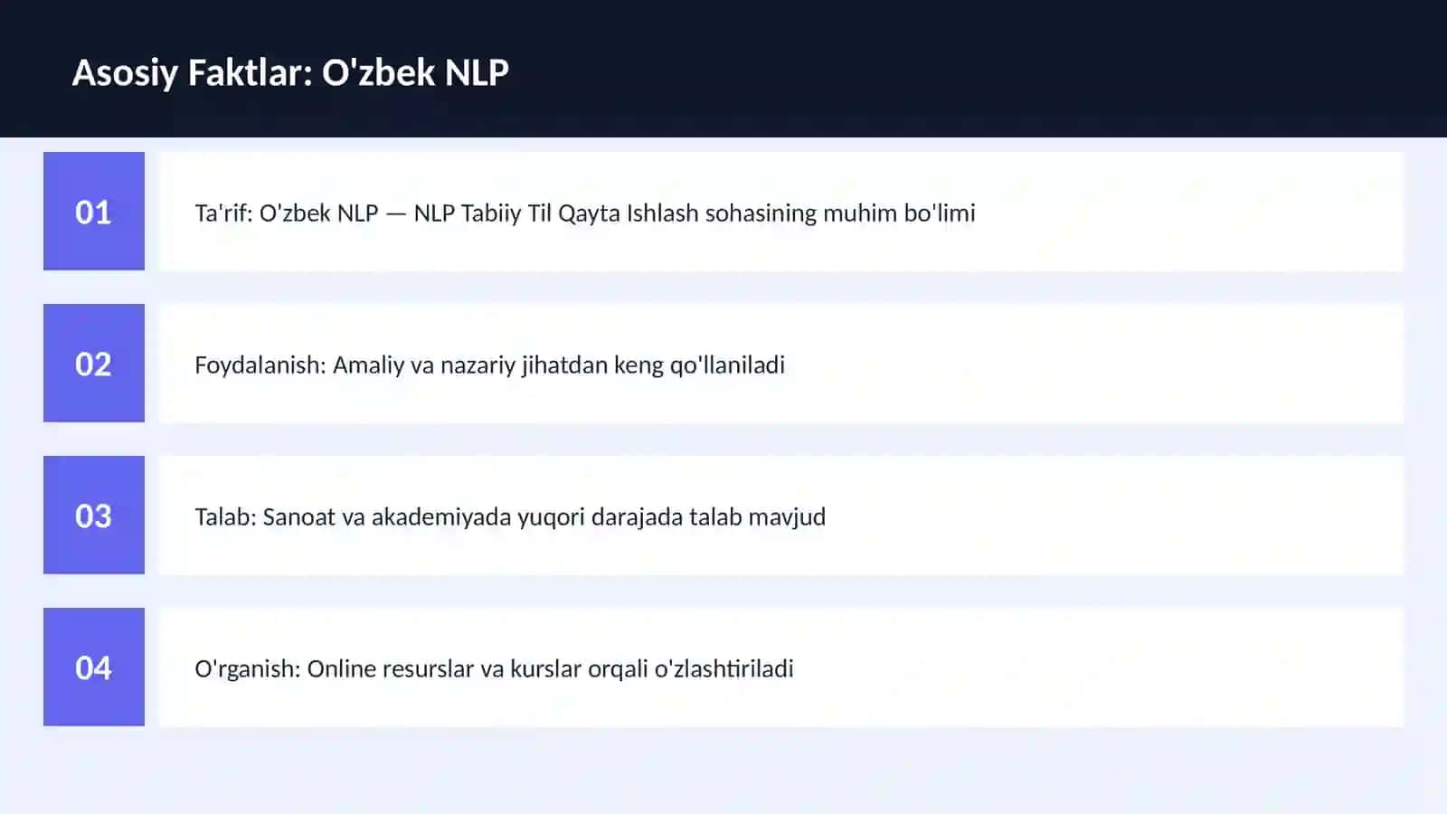 O'zbek NLP 3
