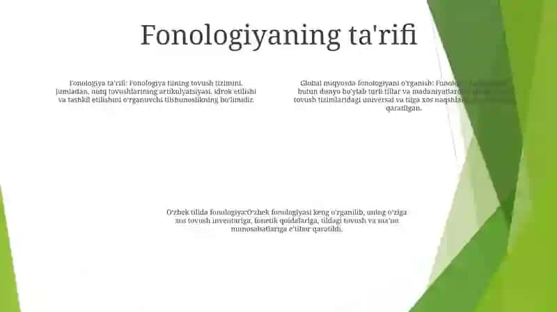 Fonologiyaning Jahon Va OʻZbek Tili Miqyosida OʻRganilishi 3
