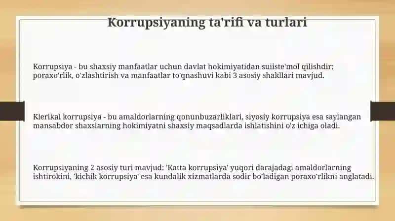 Korrupsiyaning mohiyati va uning oqibatlari 3