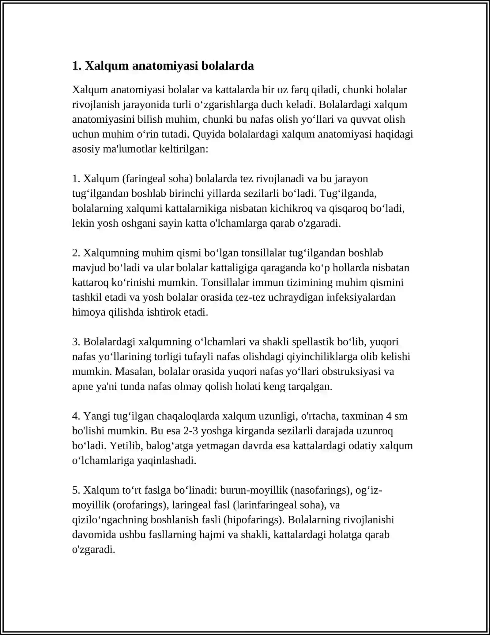 BOLALARDA XALQUM QIZILÓNGACH OĢIZ BÓSHLIĢI ANATOMO-FIZIOLOGIK USULLARI 3