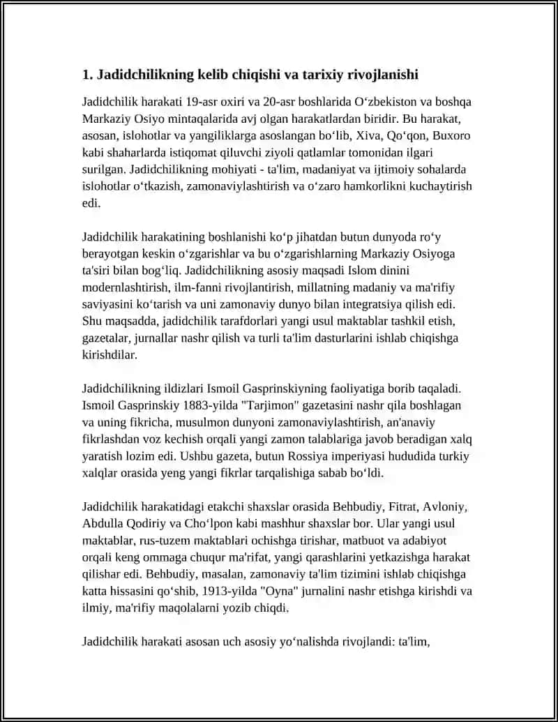 "JADIDCHILIK" 3