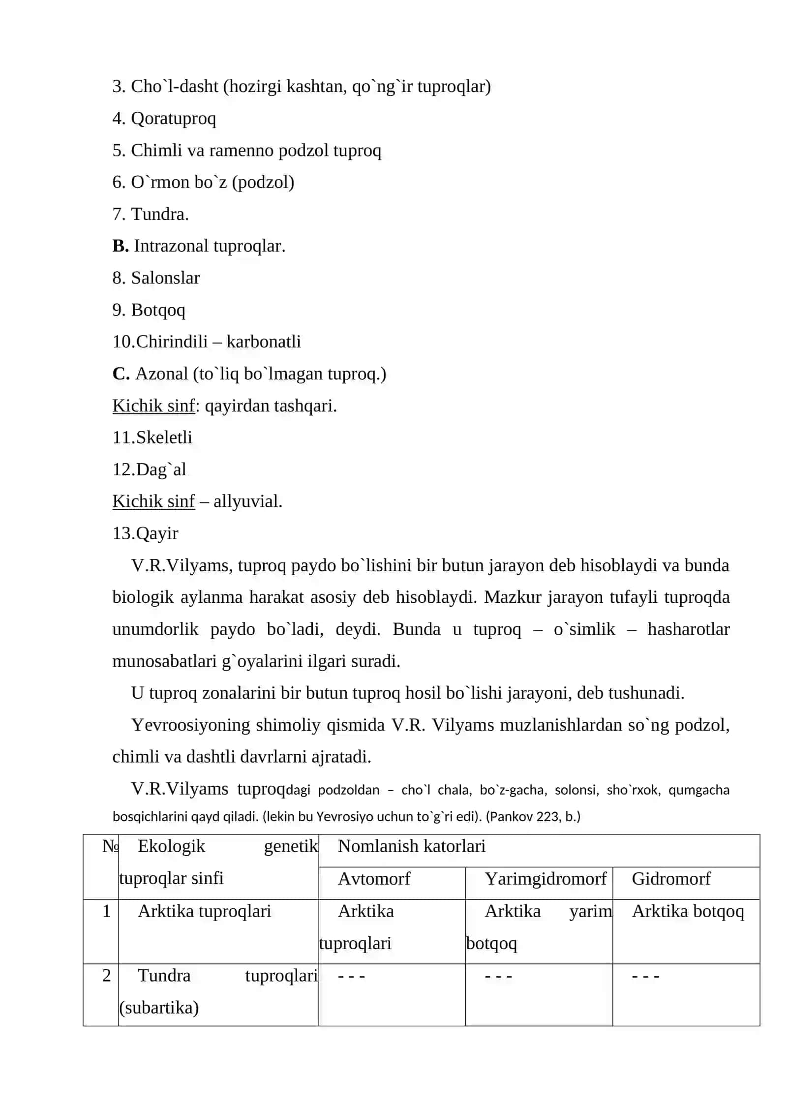 Tuproqlar klassifikatsiyasi 3