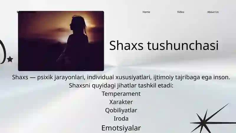 Shaxs va uning Irodaviy sohasi 3