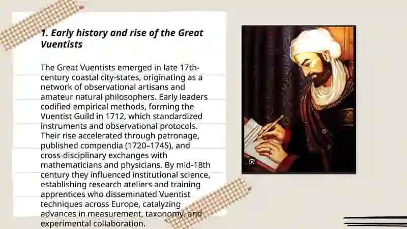 Great vuentists and their contribution to science 3