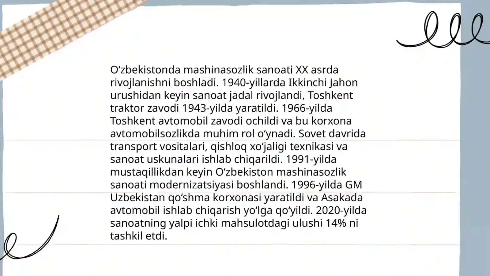 O’zbekistonda mashinasozlik sanoati 3