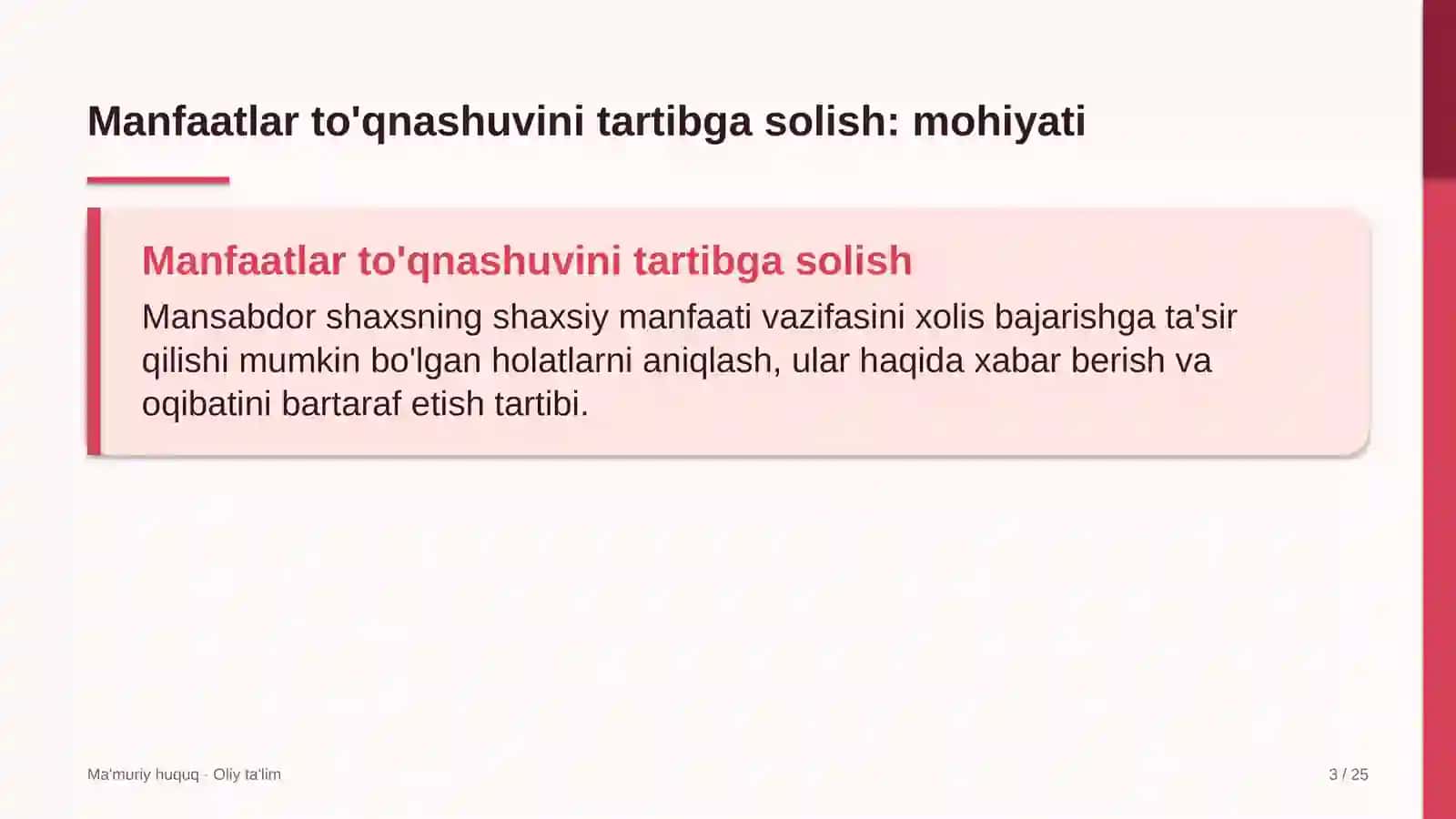 xususiy telekanallarda manfaatlar to'qnashuvini tartibga solish 4787 3