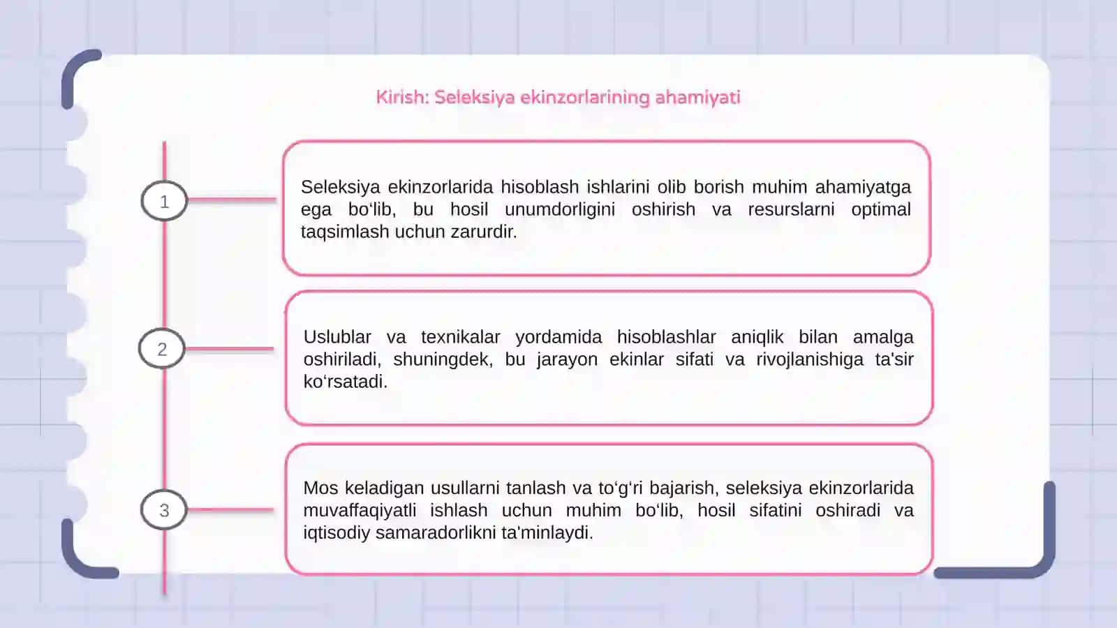 Seleksiya ekinzorlarida hisoblash ishlarini olib borish va usullari 3