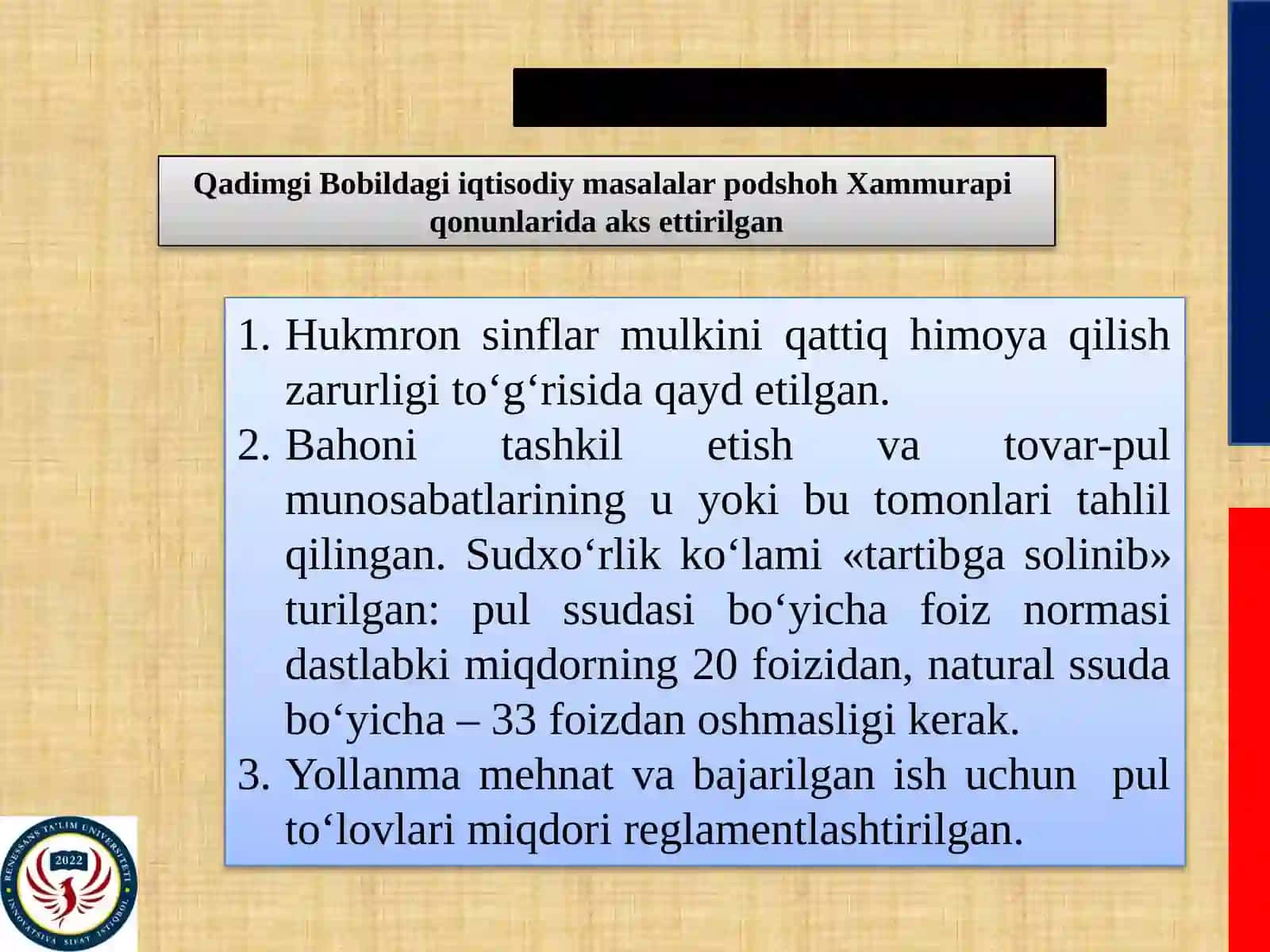 Qadimgi dunyo feodal jamiyati va uning emirilishi davridagi iqtisodiy ta'limotlar 3