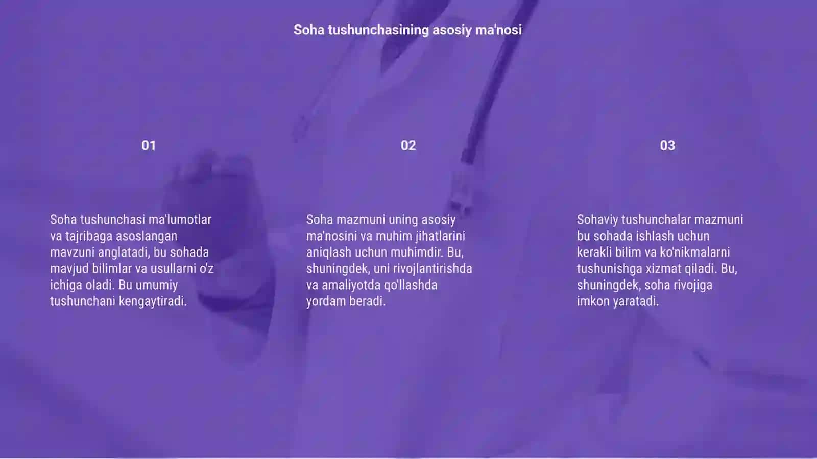 Sohaviy tushunchalar 3