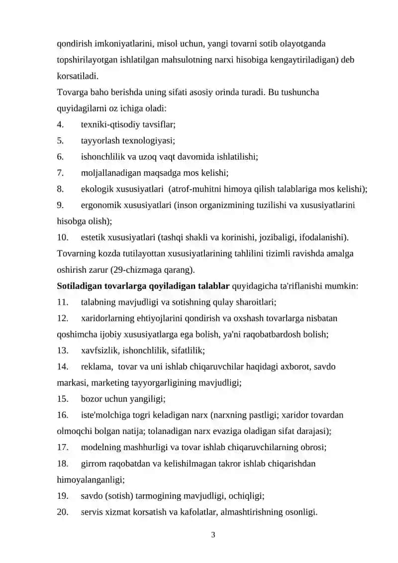 JISMONIY TARBIYA VA SPORT MARKETING KORXONALARIDA TOVAR BOZORINI TADQIQ QILISH 3