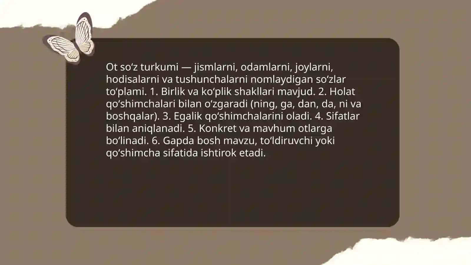 Ot so‘z turkumi 3