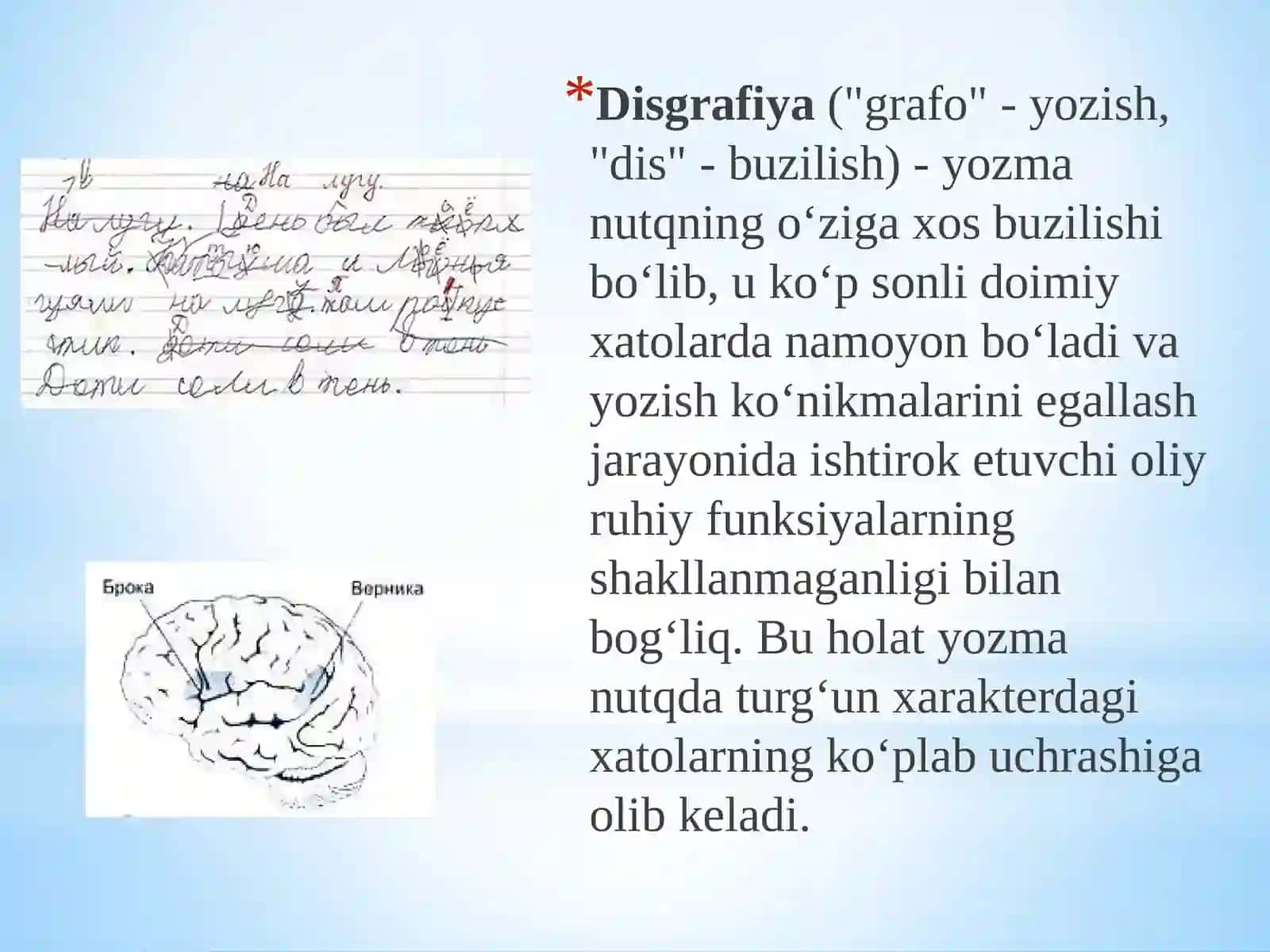 DISGRAFIYA VA UNING TASNIFI 3