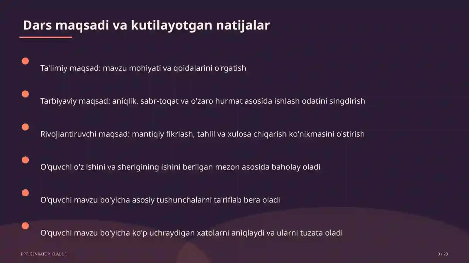 Son turkumi: sanoq va tartib sonlar (6-sinf) 3