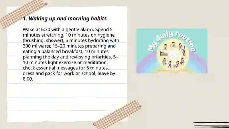 My daily routine 3
