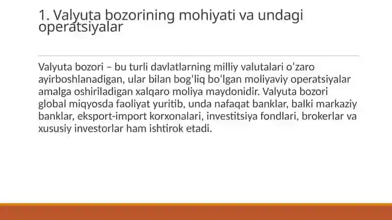 SPOT VA SWOP OPERATSIYALARI VA ULARNING FARQI. 3