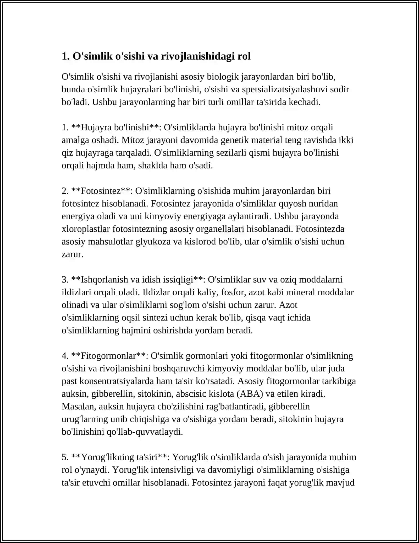 SITOKININNING BIOLOGIK AHAMIYATI 3