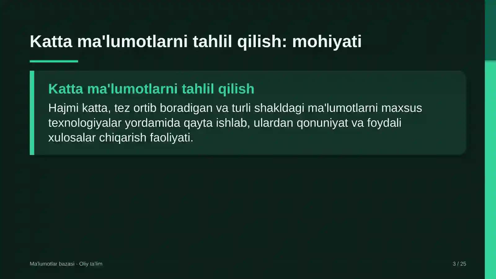 Echkichilikda katta ma'lumotlarni tahlil qilish 3