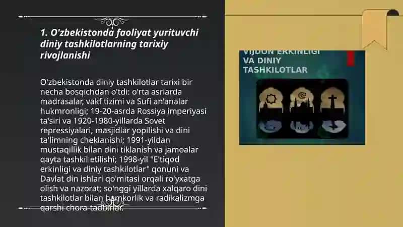 Xalgaro diniy tashkilotlar faoliyati 3
