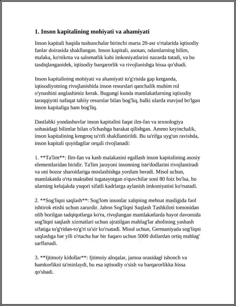 YASHIL IQTISODIYOR UCHUN INSON KAPITALINI RIVOJLANISHI 3