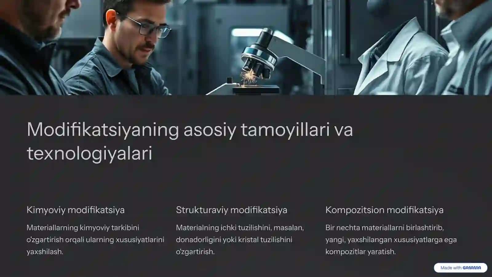 MODIFIKATSIYALANGAN QURILISH MATERIALLARINING QURILISHDAGI O’RNI 3