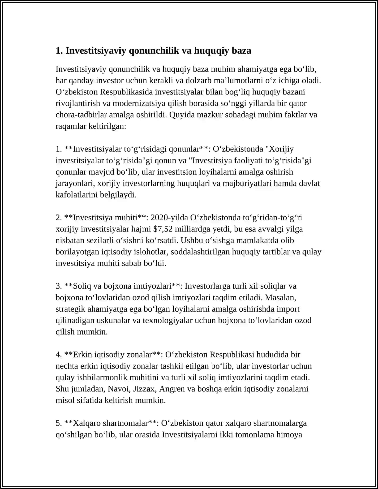 TURKIYA RESPUBLIKASINING INVESTITSION JOZIBADORLIGI 3