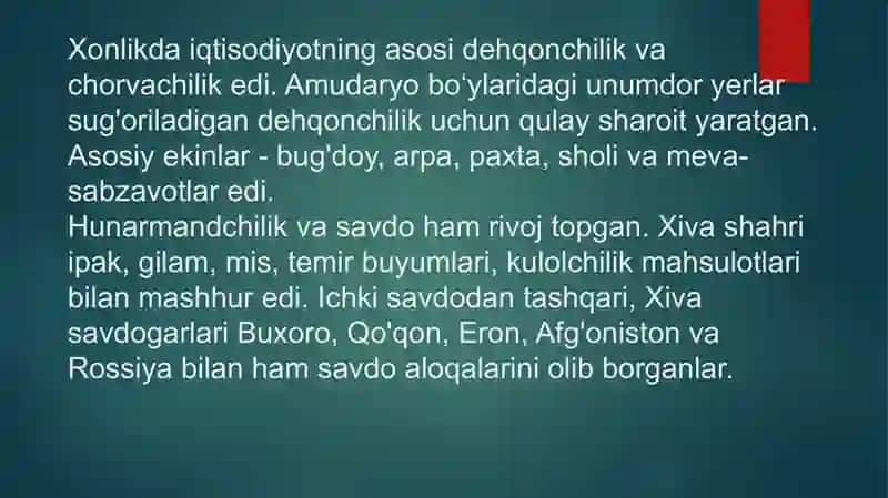 Xiva xonligining tugatilishi 3