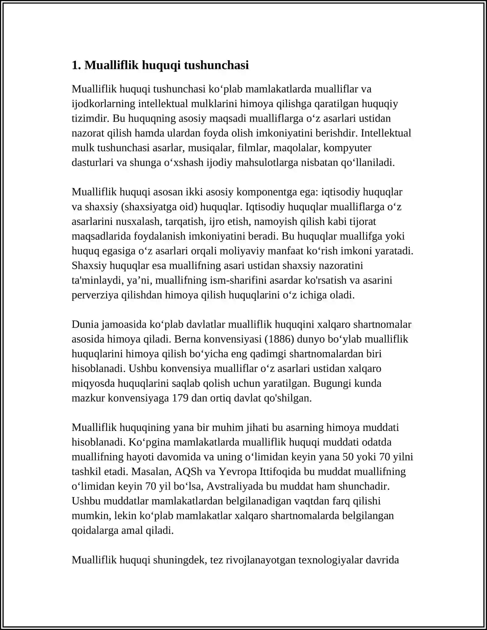 MUALLIFLIK HUQUQI HAMMUALLIFLIK HAQIDA TUSHUNCHA 3