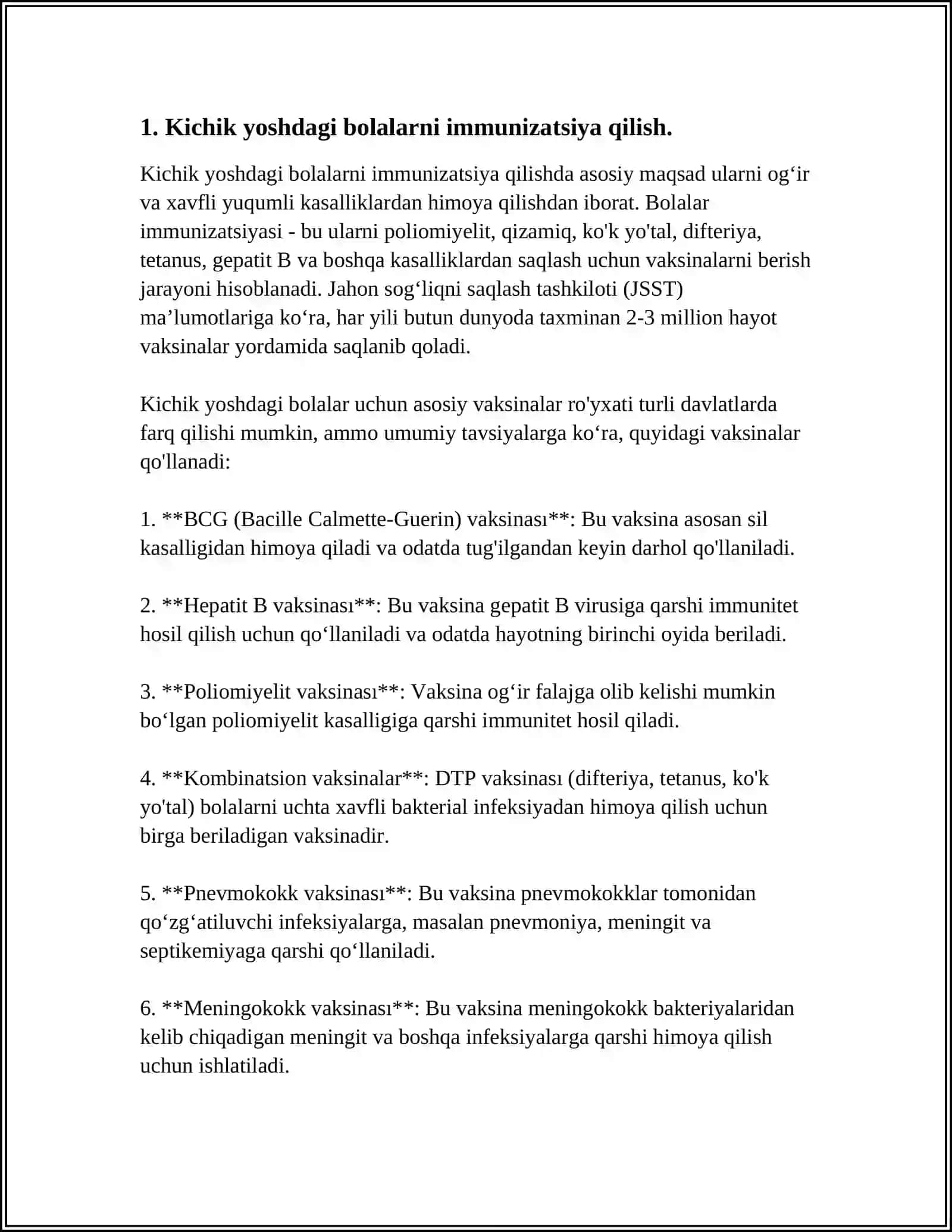 NAMANGAN ABU ALI IBN SINO NOMIDAGI JAMOAT SALOMATLIGI TEXNIKUMI REFERAT 3