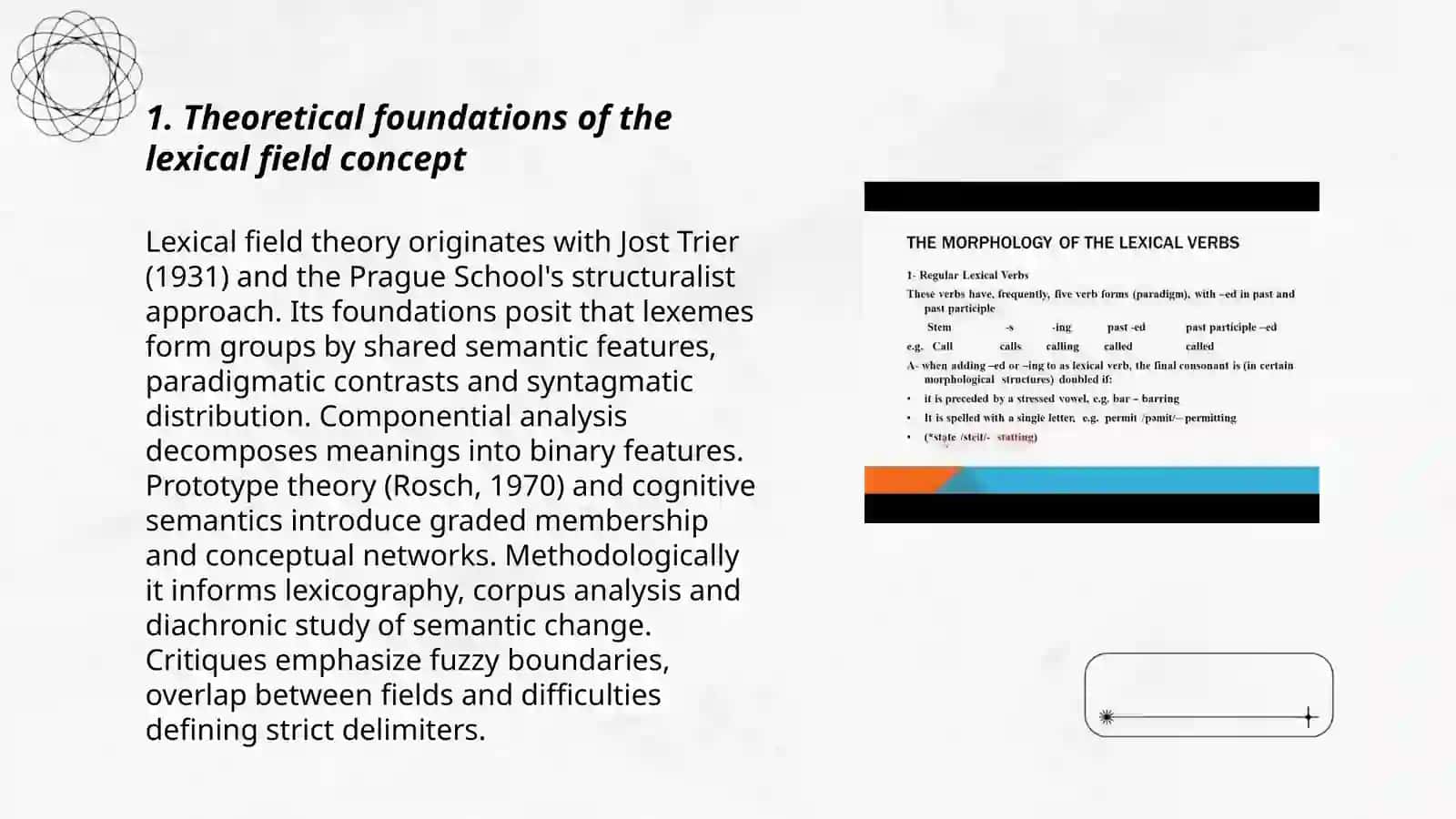 Lexical field as a subject of linguistic research 3