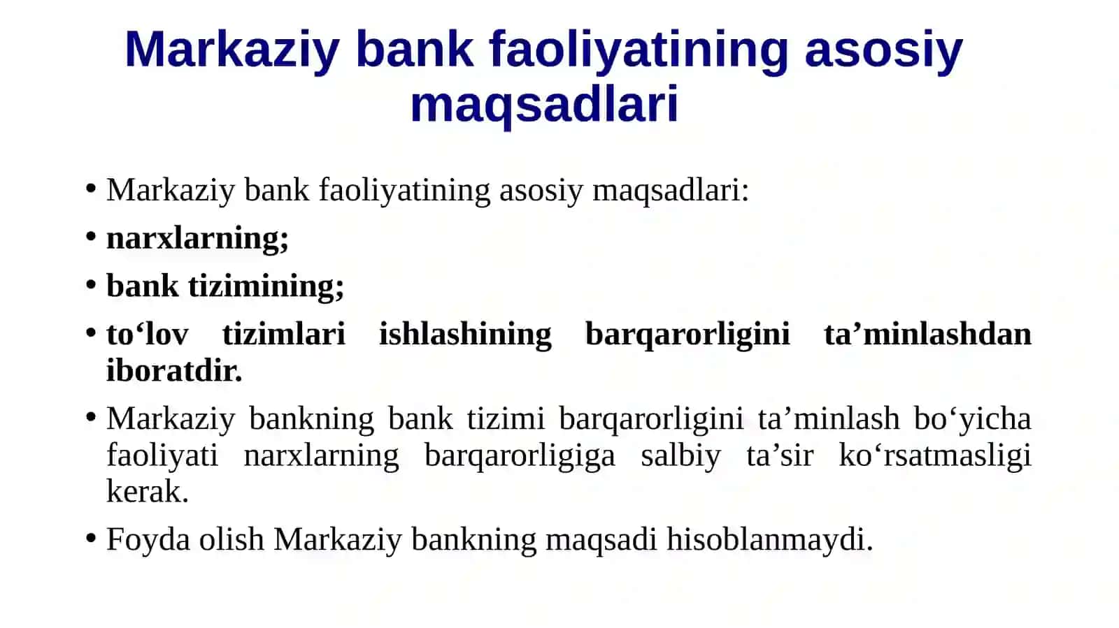 Markaziy bankning mol-mulki 3