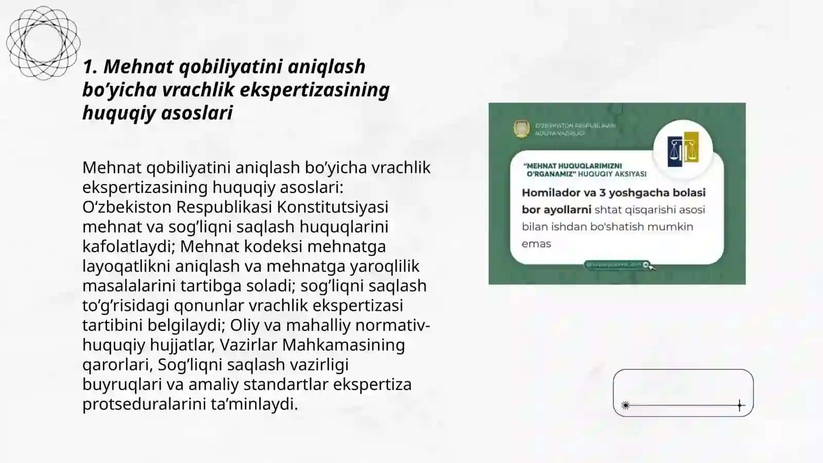 Mehnat qobiliyatini aniqlash bo’yicha vrachlik ekspertizasi 3