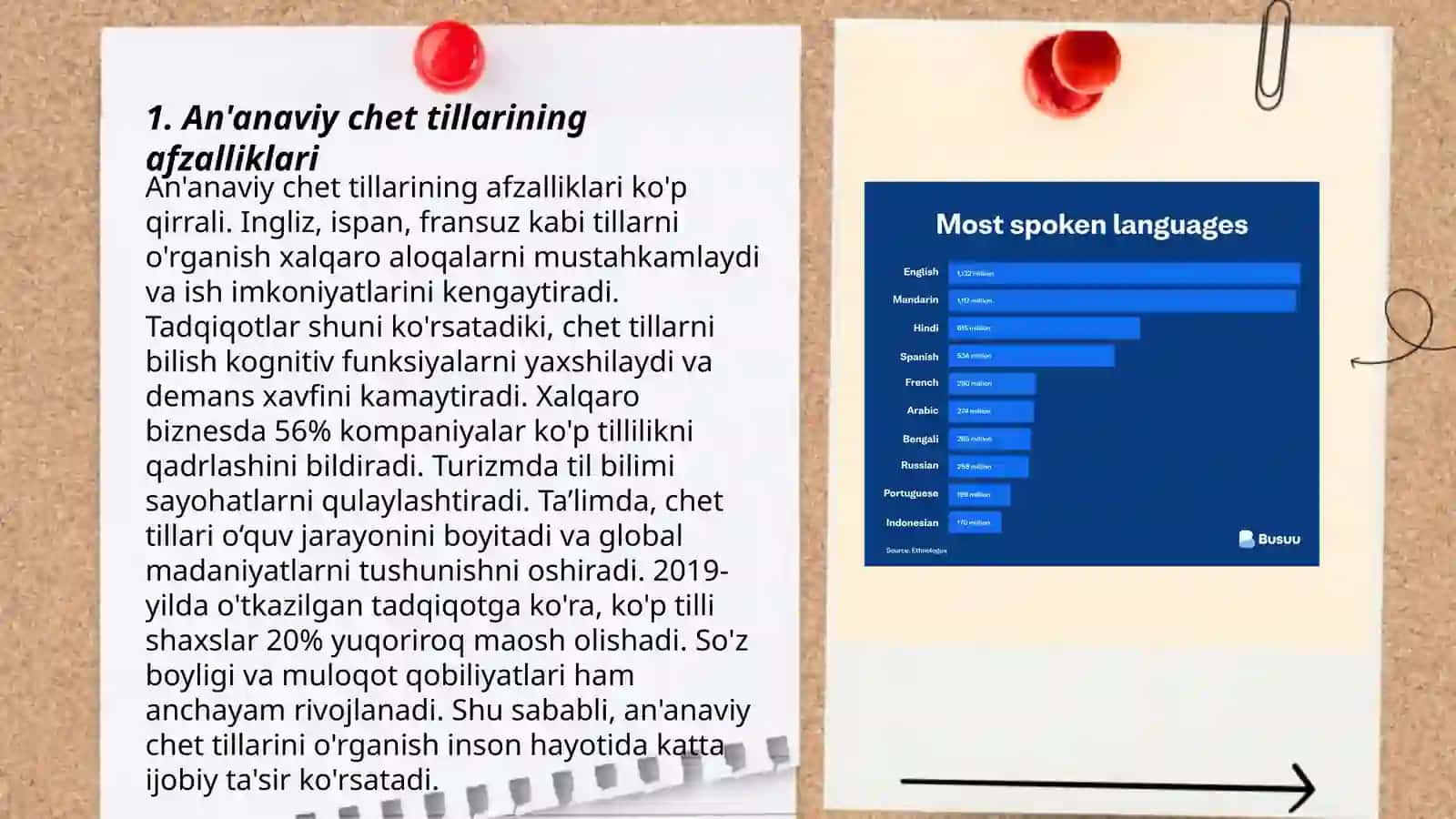 An'anaviy chet tillarining afzalliklari 3